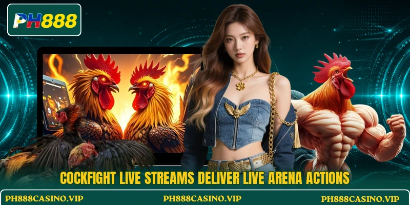 Cockfight Live Streams deliver live arena actions