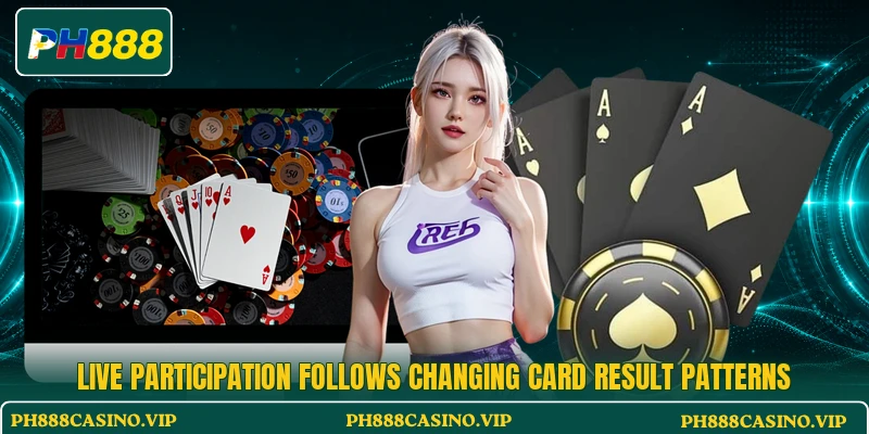 Live participation follows changing card result patterns