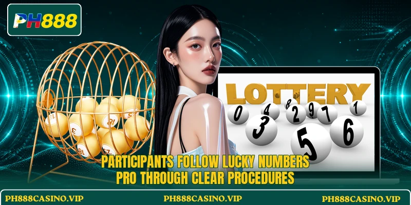Participants follow Lucky Numbers Pro through clear procedures Participants follow Lucky Numbers Pro through clear procedures