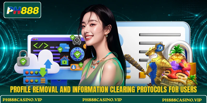 Profile removal and information clearing protocols for users