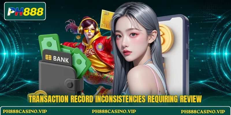 Transaction record inconsistencies requiring review
